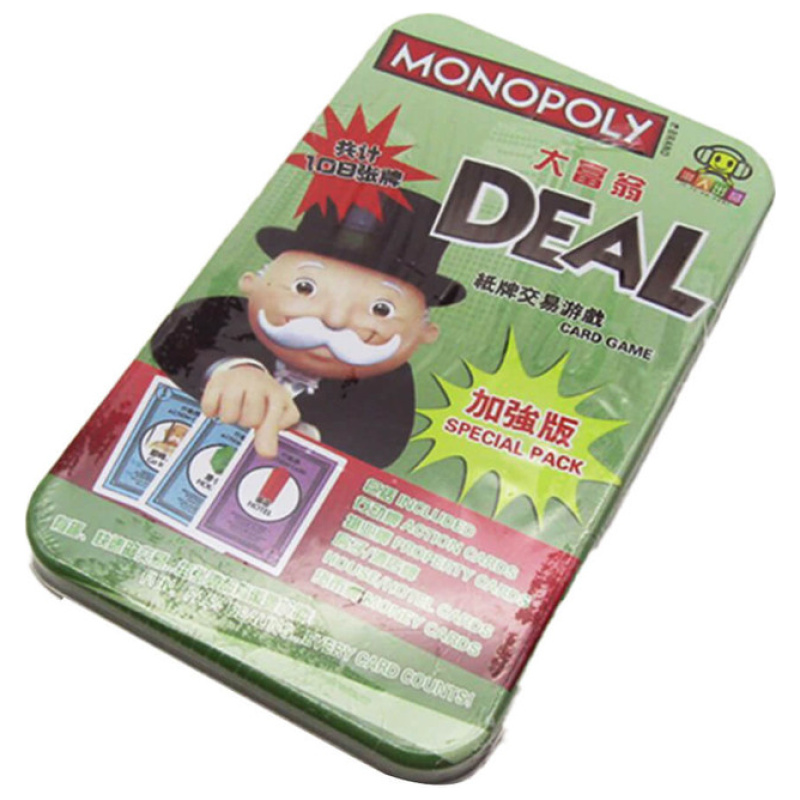 Card Game Metal Case - Monopoly Deal