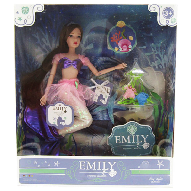 Emily Fashion Doll - Mermaid With Pink Tail