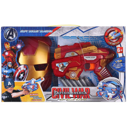 Soft Bullet Blaster Gun - Iron Man