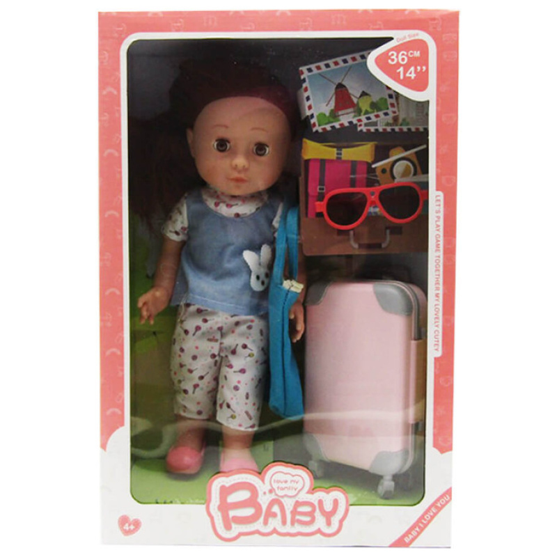 Love Family Baby Doll With Travel BagSet