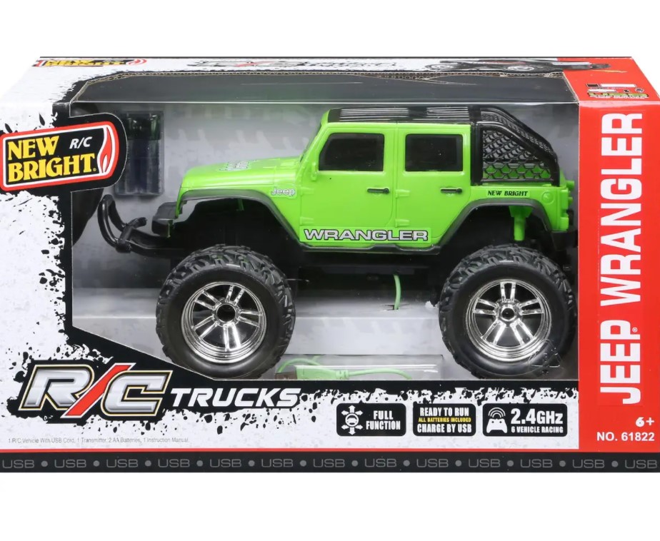New Bright Jeep Trucks 1:18 With Remote Control - Random Color - Shop  Online Toys, Vehicles & RC Toys, Remote Control Toys At Best Prices in  Egypt— Kassem Store