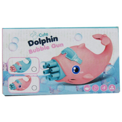 Dolphin Bubble Gun With Light And Sound