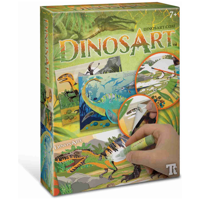 Dinosart Coloring Set