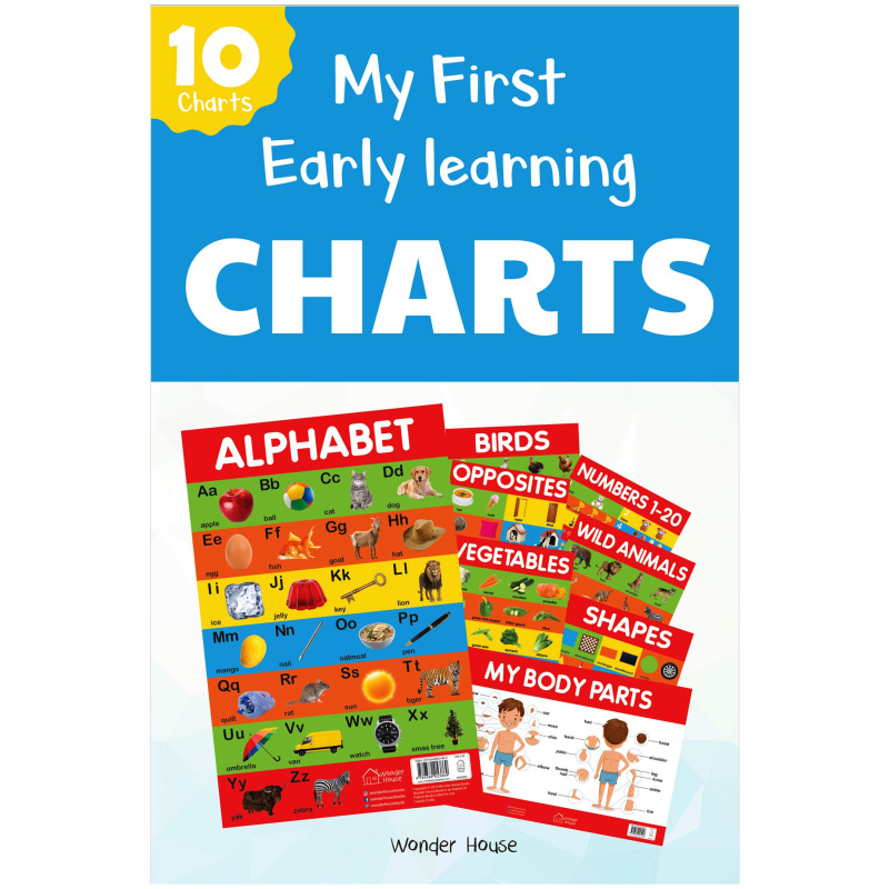 Educational Charts - 10 Pcs