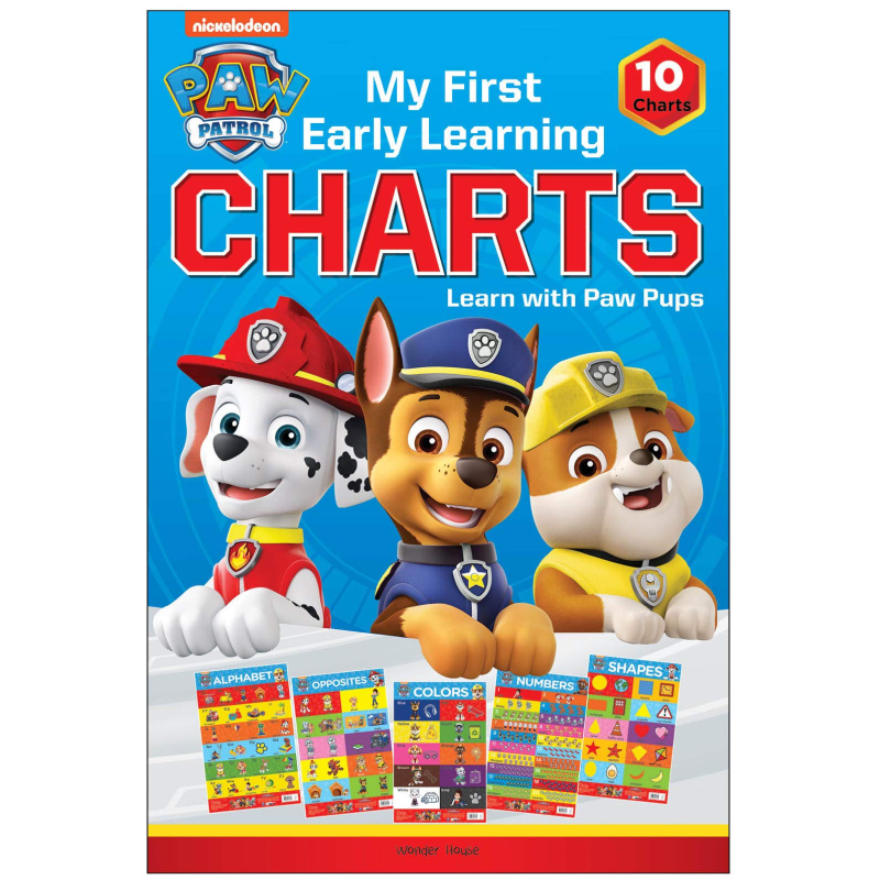 Paw Patrol Educational Charts - 10 Pcs