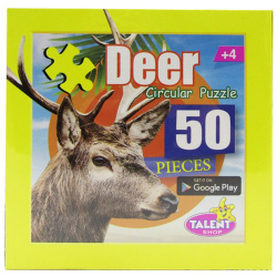 Circular Puzzle - 50 Pcs - Deer