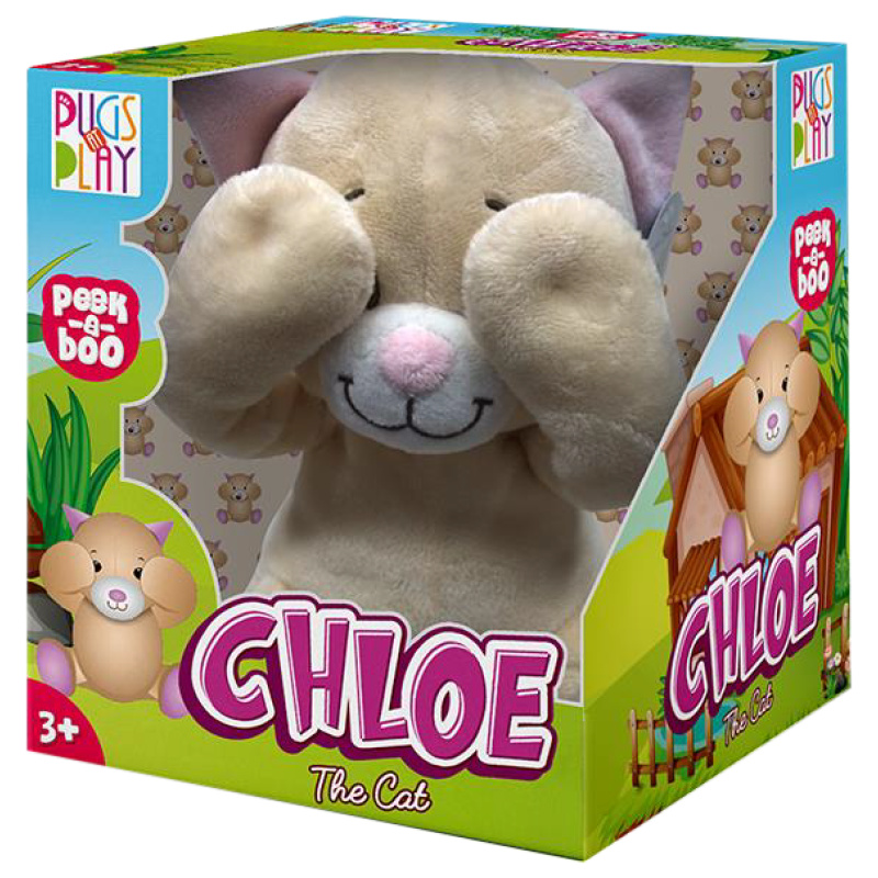 Pugs At Play Peek A Boo Chloe Cat With Sound Shop Online Plush Toys At Best Prices in Egypt Kassem Store