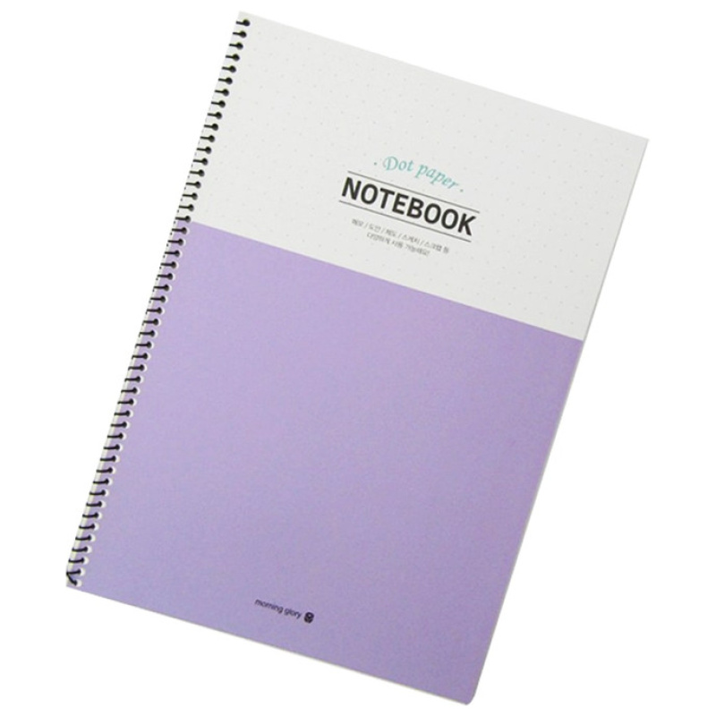 Morning Glory Dot Paper Notebook - Random Color