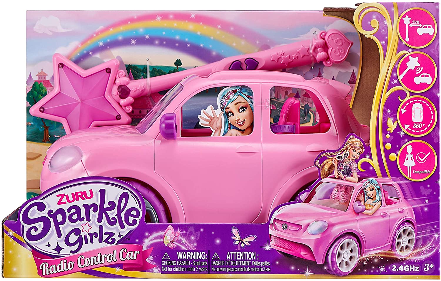 zuru sparkle girlz radio control car