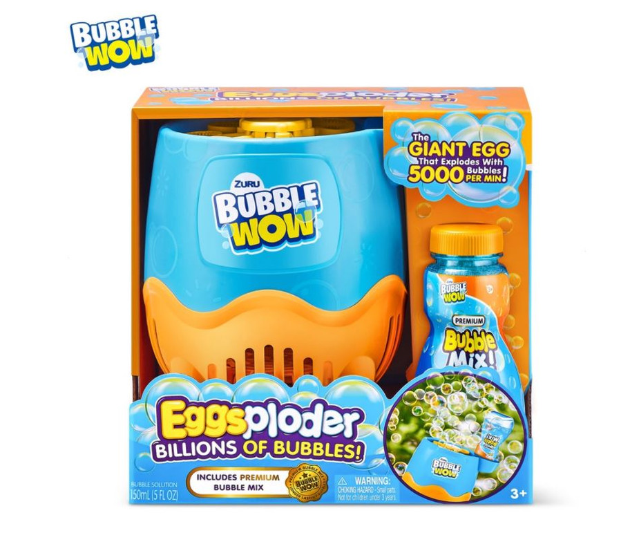 Zuru Bubble Wow Eggsploder Bubble Machine - Shop Online Outdoor Toys ...