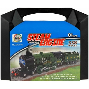 Construction Set - Steam Engine Train - 338 Pcs