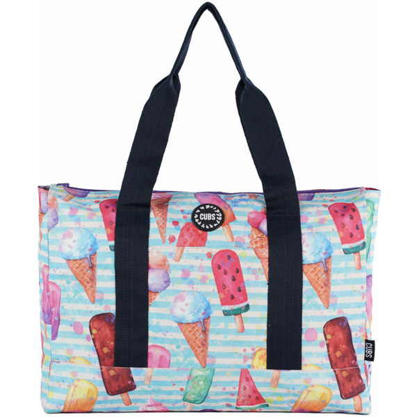 Ice Cream & Abstract Summer Colors Tote Bag