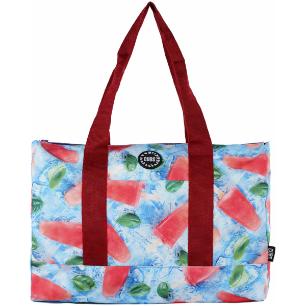 Watermelon Popsicle & Water Colors Tote Bag