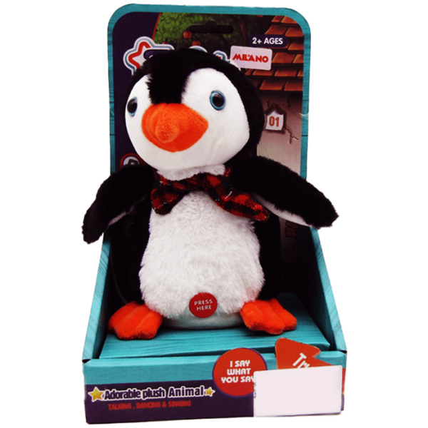 Plush Soft With Light And Sound - Penguin