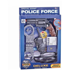 Police Force Action Set With Light And Sound