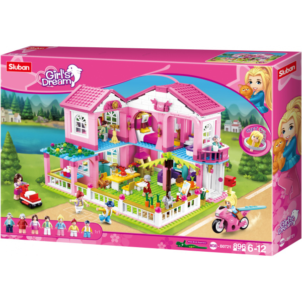 Play House Building Blocks - 896 Pcs