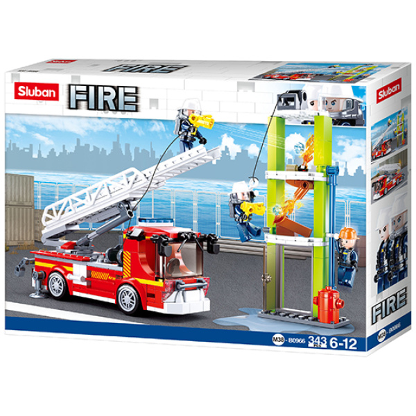 Fire Ladder Practice Building Blocks - 343 Pcs
