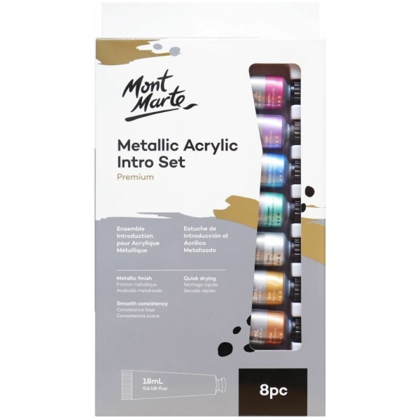 Metallic Acrylic Intro Set - 8 Color