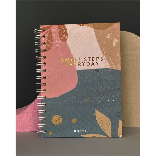 Spiral Notebook A5 - Small Steps