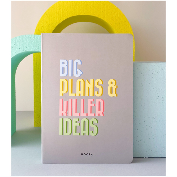 Luxury Notebook A5 - Big Planes And Killer Ideas