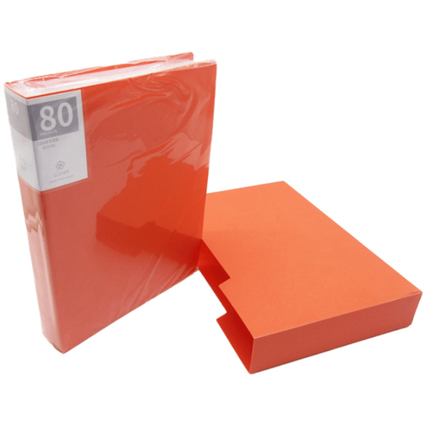 Clever Portfolio Display Book A4 – 80 Sheets - Orange