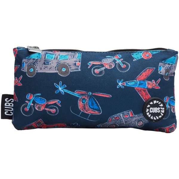 Big And Basic Pencil Case - Cars And Trucks