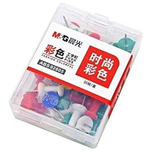 Colorful Push Pins - 35 Pcs