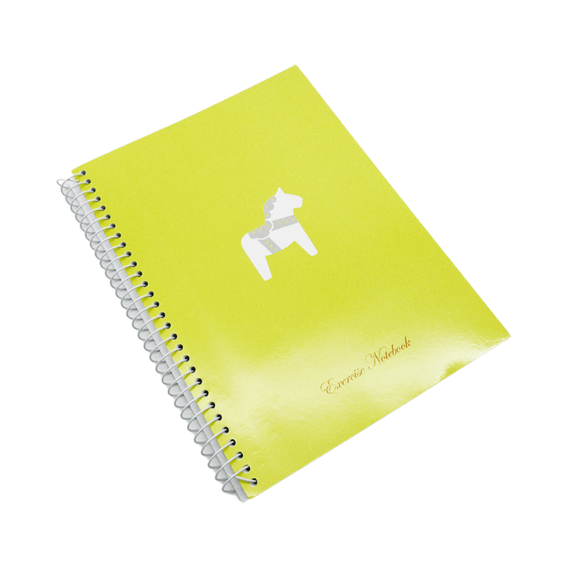 Wire Exercise Blank Notebook - Random Color
