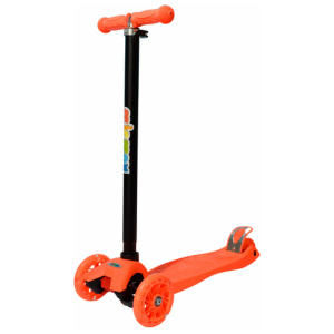Scooter With Led Wheels - Orange