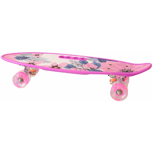 Skateboard - Floral - Pink