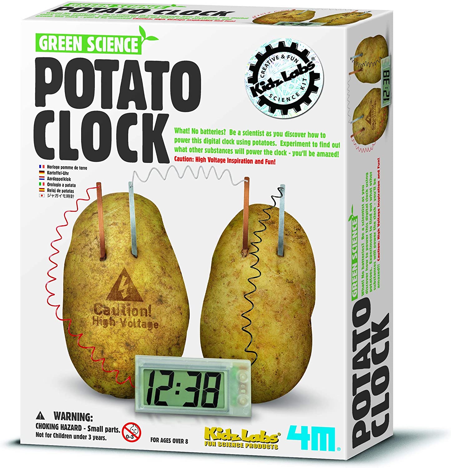 Green Science Kits DIY Potato Clock