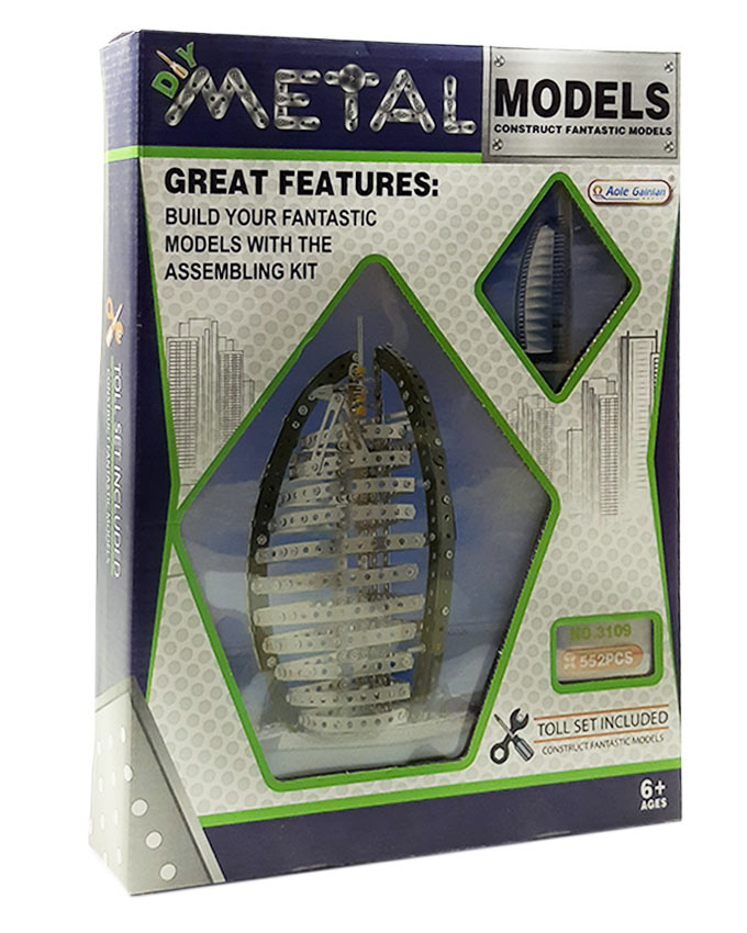 Burj Khalifa Metal Building Model 3D Puzzle - 552 Pcs
