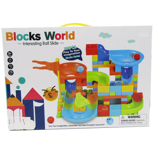 Blocks World Interesting Ball Slide - 101 Pcs