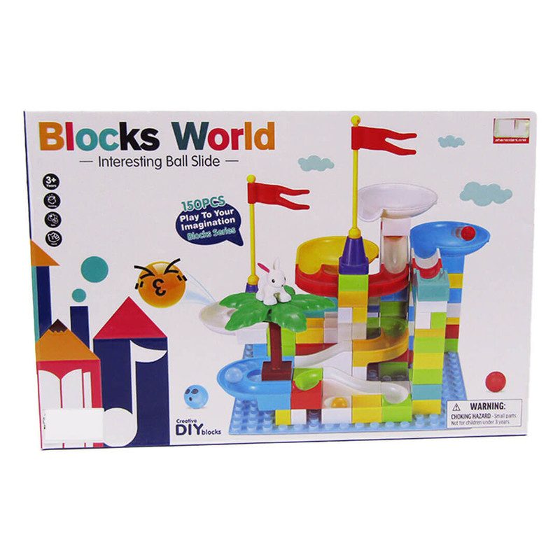 Blocks World Interesting Ball Slide - 150 Pcs