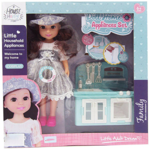 Doll Home Application Set - Kitchenware With Light And Sound