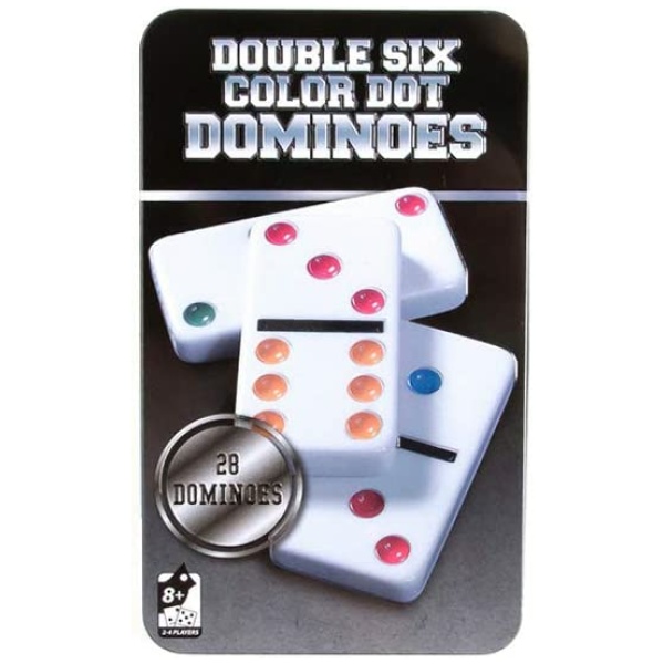 Domino Double Six Color Dot – 28 Pcs