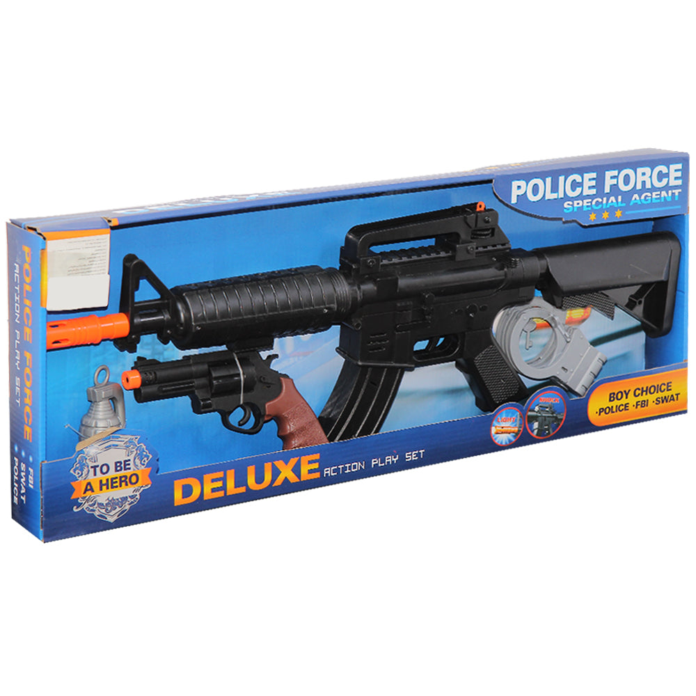 Deluxe Police Action Play Set – To Be Hero