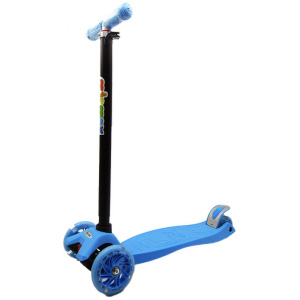 Scooter With Led Wheels - Blue