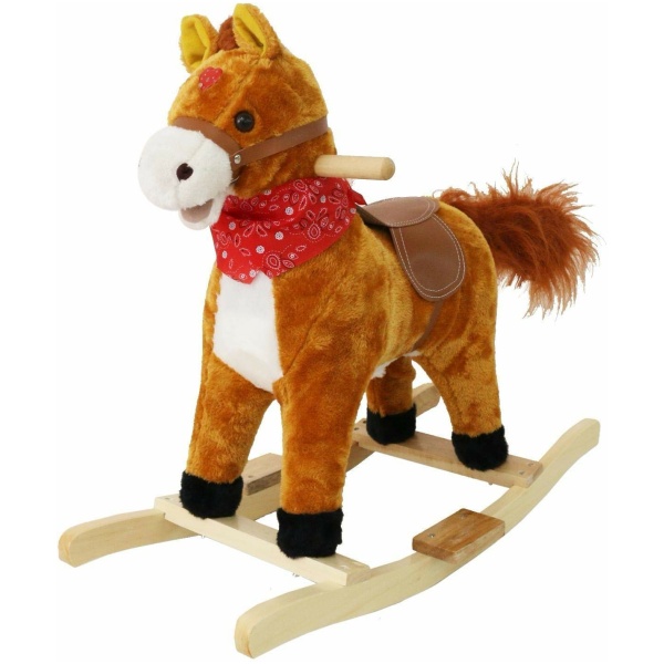 Baby Rocking Horse With Sound And Light - Random Color