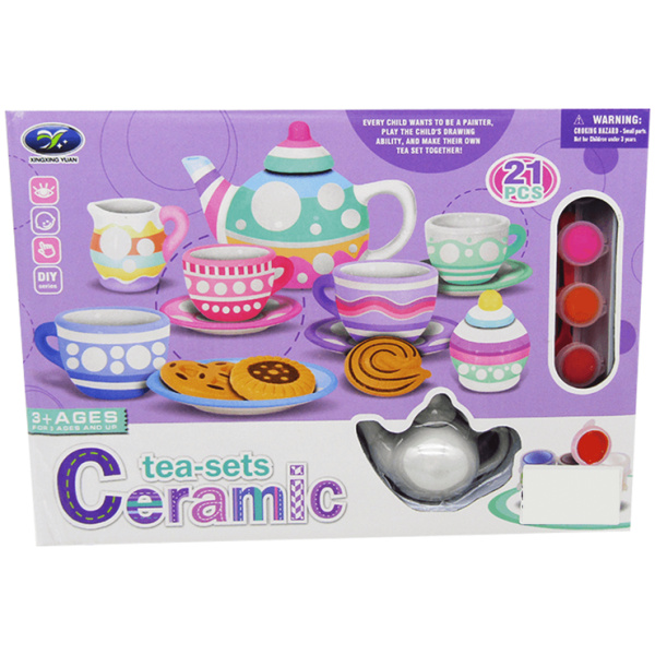 Ceramic Tea Set - 21 Pcs
