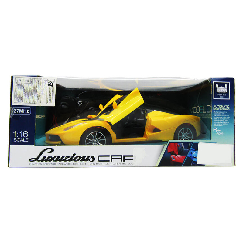 Luxurious Car With Remote Control - Yellow
