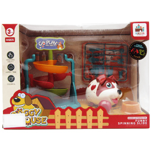 Doggy House funny spinning slide