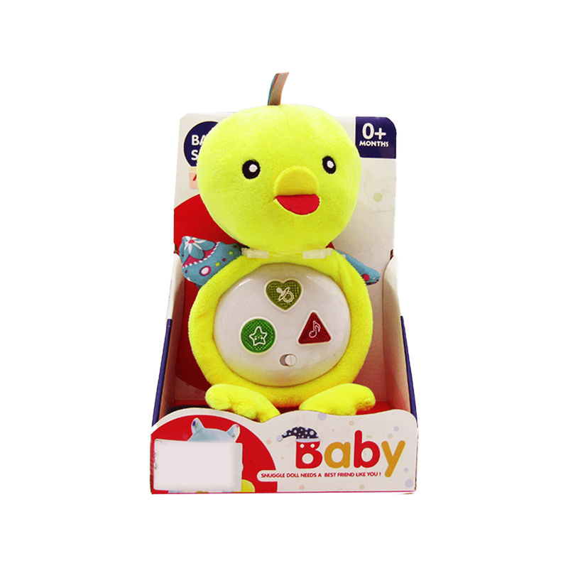 Soft Plush Baby Duck With Sound And Light