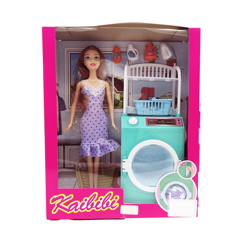 Kaibibi Doll With Laundry Room