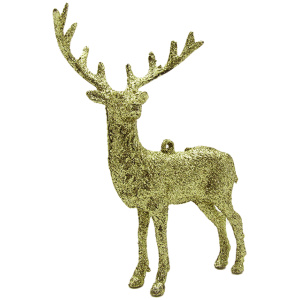 Ornaments - Glitter Reindeer - Random Color