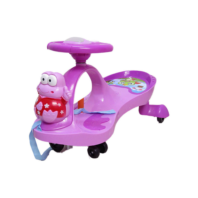 Plasma Car Ride-On – Frog - Purple