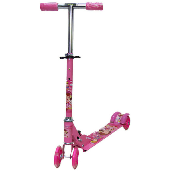 Scooter With Led Wheels – Pink