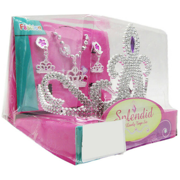 Little Princess Crown Jewelry Set - Blue