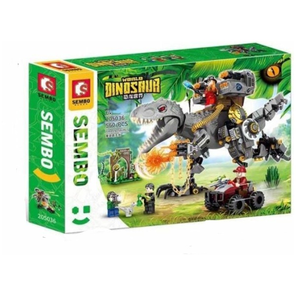 World Dinosaur Building Blocks - 560 Pcs