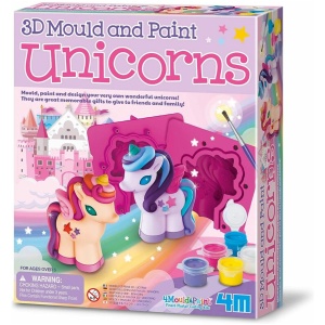 3D Mould & Paint - Glitter Unicorn